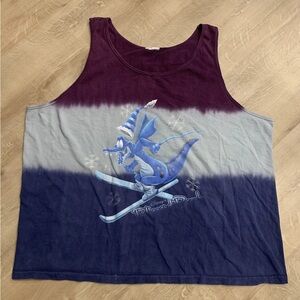 Disney Purple and Blue Dragon Tank